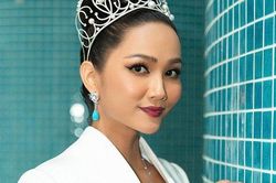 Ngắm lần hiếm hoi Hoa hậu H'Hen Niê hở bạo vòng 1