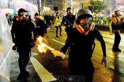 Chính quyền Hong Kong (Trung Quốc) lên án hành vi vi phạm pháp luật trong biểu tình