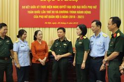 Phụ nữ Quân đội: Nửa nhiệm kỳ tiếp tục đẩy mạnh 2 khâu đột phá