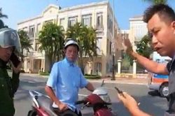 Người đàn ông vi phạm giao thông rồi vu vạ 'công an đánh người' trên Facebook