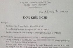 Trưởng bộ môn đòi nghỉ việc vì không chấp nhận một giảng viên 'có tình cảm không đúng đắn' với SV