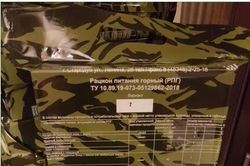 Có gì trong túi đồ ăn của đặc nhiệm Spetsnaz sơn cước Nga?