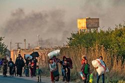 Cảnh loạn lạc và tang thương trong chiến dịch 'Mùa xuân Hòa bình' của Thổ Nhĩ Kỳ ở Syria