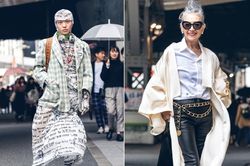 Các anh chàng mặc váy, cụ bà ăn diện như thiếu nữ ở Tokyo Fashion Week