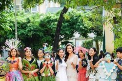 Độc đáo BST thời trang từ rác thải của trẻ em khiếm thị
