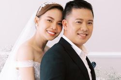 Giang Hồng Ngọc khoe ảnh cưới bên bạn trai và con