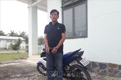 Bắt đối tượng trộm xe mô tô chuẩn bị mang sang Campuchia tiêu thụ