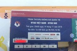 Cuộc gọi bí ẩn tiết lộ đường đi ngầm của vé bóng đá trận Việt Nam – UAE và Thái Lan