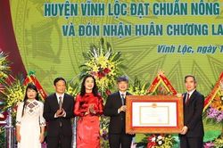 Huyện Vĩnh Lộc đạt chuẩn nông thôn mới
