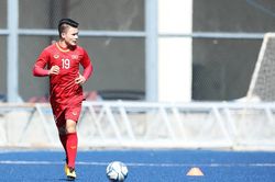 Quang Hải, Văn Hậu đá chính trước U22 Lào