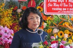 Phó Chủ tịch nước dự Lễ kỷ niệm 40 năm thành lập Trường ĐH Y Dược Cần Thơ