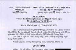 Con 4 lãnh đạo đi du học nước ngoài từ nguồn ngân sách buộc trả lại tiền