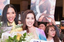 Hoa hậu Khánh Vân rạng rỡ đón Hoàng Thùy trở về từ Miss Universe 2019