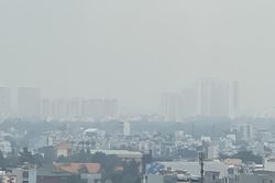 Sương mù ở TPHCM do ô nhiễm nghiêm trọng