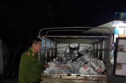 Bắt xe ô tô chở mỡ bò bẩn đi tiêu thụ ngày cận Tết