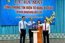 90 năm Ngày thành lập Đảng: Ra mắt Cổng thông tin điện tử Đảng bộ tỉnh An Giang