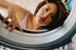 Giới trẻ đua nhau trend chụp ảnh với máy giặt