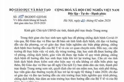 Bộ Giáo dục chính thức chốt điều chỉnh khung thời gian năm học 2019-2020