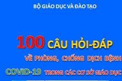 Phát hành 100 câu hỏi-đáp về phòng, chống dịch COVID-19 trong các cơ sở giáo dục