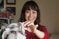 Mực lá 'siêu to' gần nửa triệu đồng/kg hút khách Hà Nội