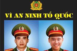 Thăng quân hàm vượt cấp cho 2 cán bộ, chiến sĩ Công an Đà Nẵng hy sinh