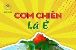 Cơm chiên lá é