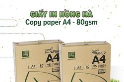 Giấy in Văn phòng phẩm Hồng Hà – Chung tay bảo vệ môi trường