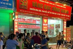 Một tiệm vàng trên đường Mễ Trì Thượng bị cướp táo tợn