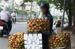 Một phụ nữ ngộ độc cấp, suy thận sau khi ăn quả đào mua từ hàng rong