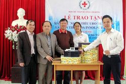 Hội Chữ thập đỏ tỉnh tiếp nhận thiết bị y tế và thực phẩm chức năng