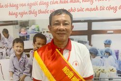 Người đàn ông An Giang 60 lần hiến máu tình nguyện