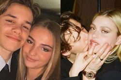 Ngắm nhan sắc 2 bóng hồng bên cạnh 2 quý tử nhà Beckham
