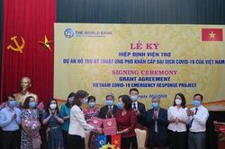 WB hỗ trợ Việt Nam 6,2 triệu USD ứng phó với dịch Covid-19