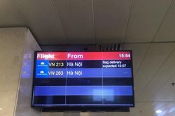 Vietnam Airlines triển khai hệ thống hiển thị thông tin trả hành lý cho khách