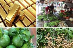 Tiêu dùng trong tuần: Giá vàng, rau xanh, cam đồng loạt tăng