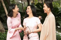 Hoa hậu Hà Kiều Anh khoe vai trần, 'đọ sắc' bên dàn mỹ nhân