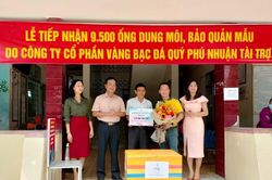 PNJ ủng hộ 9.500 ống sinh thiết xét nghiệm COVID-19 cho Quảng Ngãi