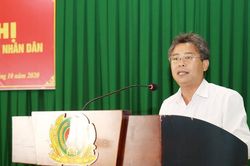 Công an Kế Sách lắng nghe ý kiến nhân dân