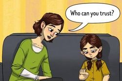 7 cách giúp cha mẹ dạy con về cái chạm không an toàn trên cơ thể
