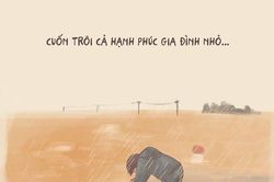 Xúc động bộ tranh đau thương miền Trung trong lũ dữ của họa sĩ 9X