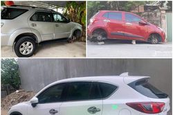 'Chiêu' kê gạch gây nhiều vụ trộm bánh xe ô tô ở Nghệ An