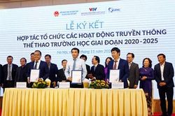Bộ Giáo dục và Đào tạo, VTV và Unic ký kết hợp tác tổ chức nhiều hoạt động thể thao học đường thiết thực