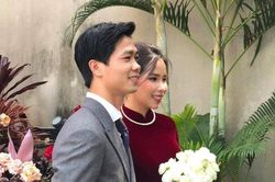 Công Phượng chính thức lên xe hoa cùng cô dâu Viên Minh