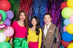 Diện đồ colorblock, con gái tình cũ Kim Lý ra dáng tiểu mỹ nhân