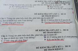 Đề kiểm tra môn Toán toàn là 'Rap Việt': Đây chính là thầy giáo 'bắt trend' nhất năm!