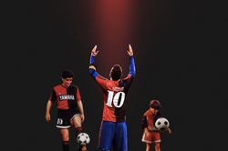 Barca bị phạt tiền vì hành động tri ân Maradona của Messi