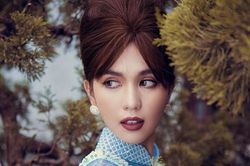Cùng kiểu tóc, Ngọc Trinh khi thì đài các, lúc sexy vô đối