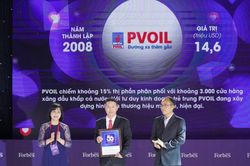 PVOIL được vinh danh 50 thương hiệu dẫn đầu năm 2020 do Forbes Việt Nam bình chọn