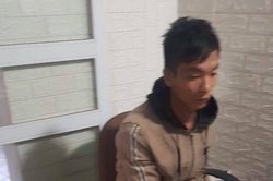 Nam thanh niên dùng xe máy SH đi trộm trâu