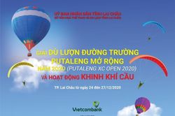 Lai Châu tổ chức Giải Dù lượn đường trường PuTaLeng mở rộng năm 2020